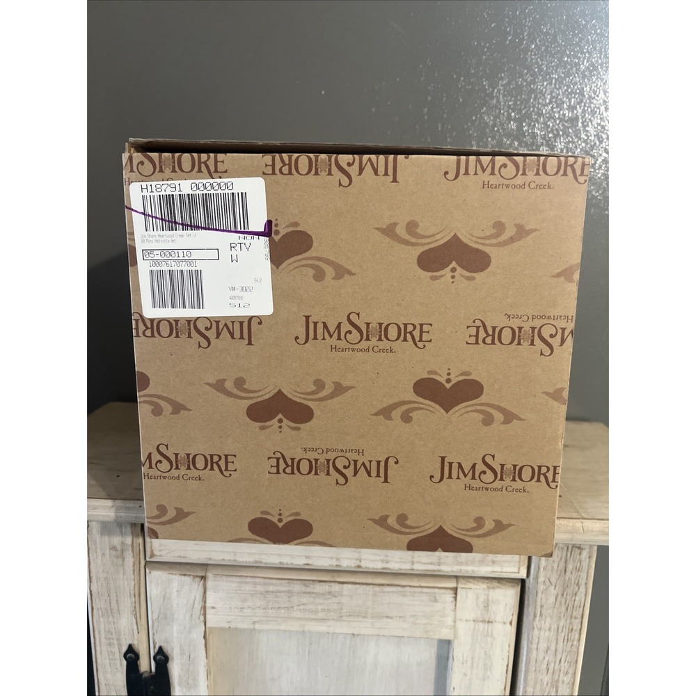 2007 Jim Shore Set of 10 Mini Nativity Figurines 4008789 Brand New In Box - Picture 6 of 9